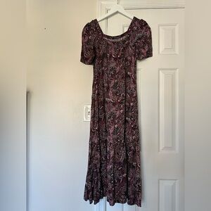 Anthropologie maxi dress